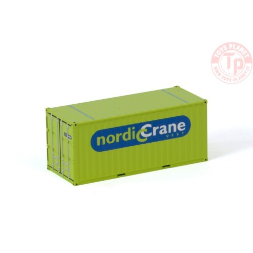 20 FT CONTAINER Nordic Crane WSI 01-3158 WSI MODELS