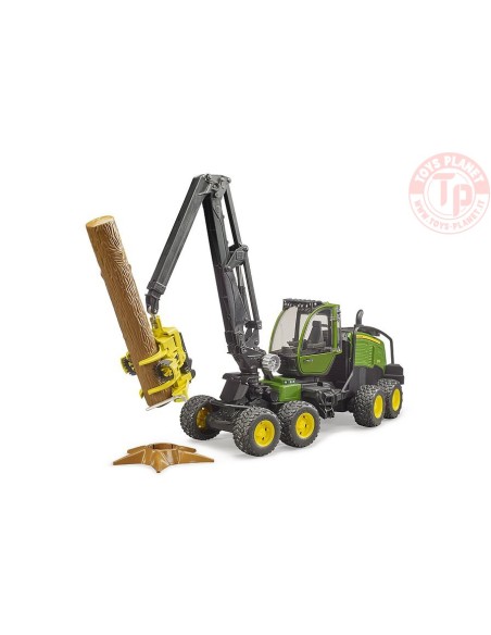 Harvester John Deere 1270G con 1 tronco BRUDER 02135 BRUDER