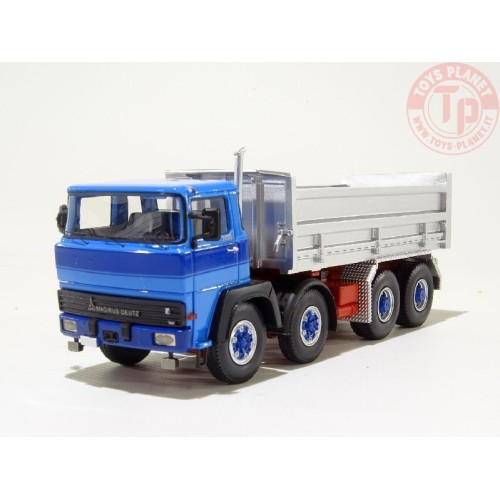 MAGIRUS 320D32 8X4 CAMION RIBALTABILE - BLU GOLDEN OLDIES 1:50 GOLDEN OLDIES