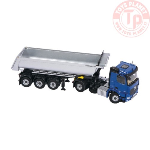 Mercedes-Benz Arocs MEILLER dump body truck "blue" NZG 1002/20 NZG