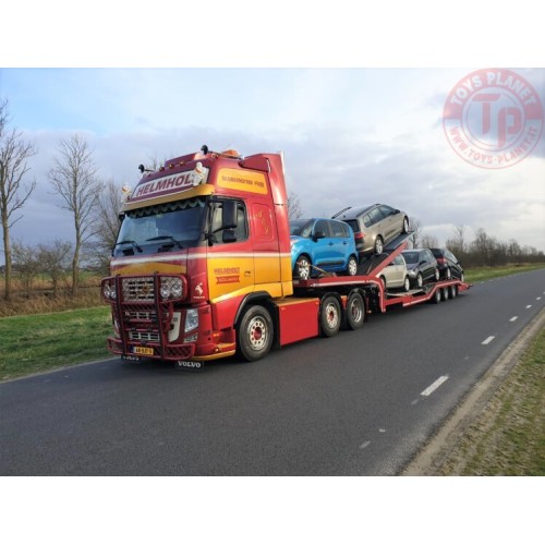 VOLVO FH3 GLOBETROTTER XL 6X2 TWINSTEER TRUCK TRANSPORTER - 3 AXLE - Helmholt WSI 01-3306 WSI MODELS