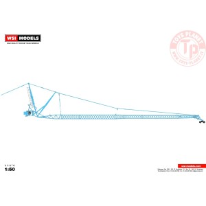 LIEBHERR LTM 1500 JIB - AZZURRO WSI 04-2110 WSI MODELS