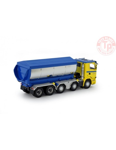 Scania G-serie halve slaapcabine 5-assige asfaltkipper - De Paola TEKNO 74816 TEKNO