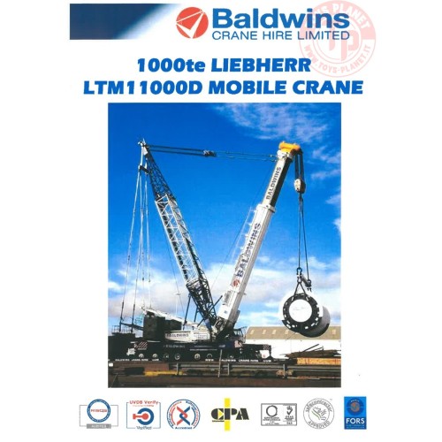 LIEBHERR LTM 11000 Baldwins Version Limited Edition YC770-5 YCC MODELS