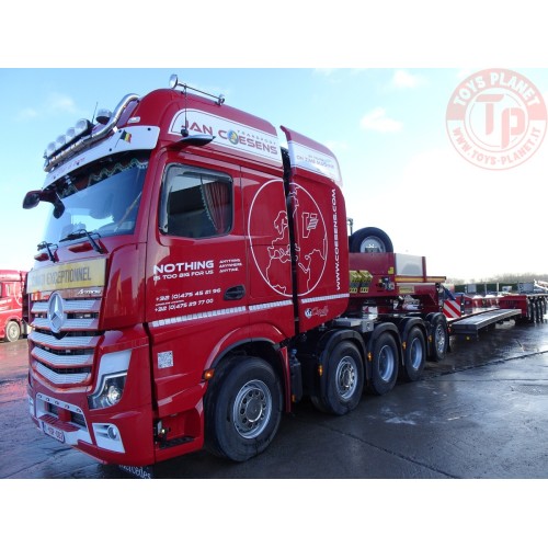 MERCEDES-BENZ ACTROS MP5 SLT STREAM SPACE 10X4 LOW LOADER - 5 AXLE - Jan Coesens WSI 01-3382 WSI MODELS