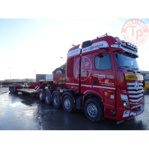 MERCEDES-BENZ ACTROS MP5 SLT STREAM SPACE 10X4 LOW LOADER - 5 AXLE - Jan Coesens WSI 01-3382 WSI MODELS