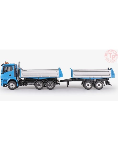 MAN TGS NN MEILLER con sponde trilaterali blu CONRAD 81182/0 CONRAD