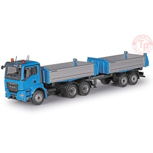 MAN TGS NN MEILLER con sponde trilaterali blu CONRAD 81182/0 CONRAD