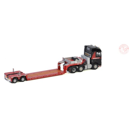 MAMMOET VOLVO FH4 6X2 WITH 2 AXLE NOOTEBOOM EURO LOWLOADER WSI 410267 WSI MODELS