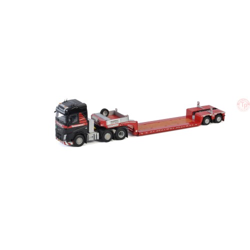 MAMMOET VOLVO FH4 6X2 WITH 2 AXLE NOOTEBOOM EURO LOWLOADER WSI 410267 WSI MODELS