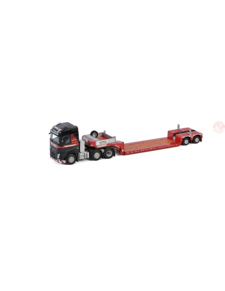 MAMMOET VOLVO FH4 6X2 WITH 2 AXLE NOOTEBOOM EURO LOWLOADER WSI 410267 WSI MODELS