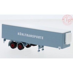 Rimorchio 2 assi Kühlkoffer Brekina 95558 BREKINA