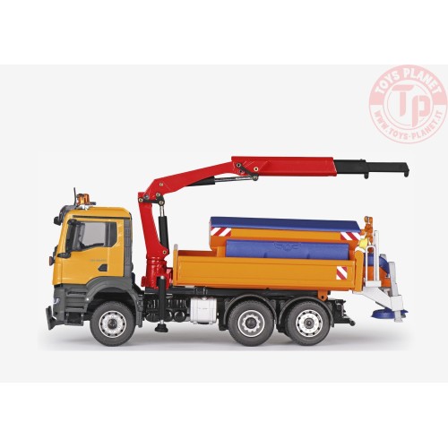 MAN TGS NN 3 assi con lama neve gru e spargisale CONRAD 81206/0 CONRAD
