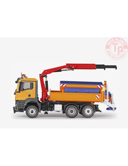 MAN TGS NN 3 assi con lama neve gru e spargisale CONRAD 81206/0 CONRAD