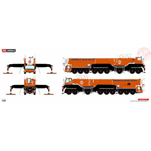 LIEBHERR LTM 1750 Johnson & Young Cranes WSI 51-2085 WSI MODELS