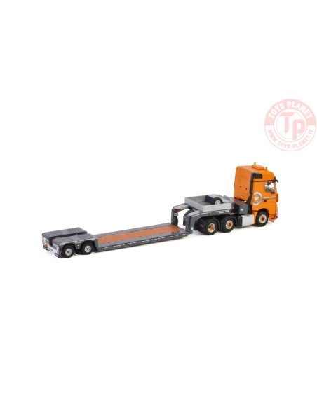 MERCEDES-BENZ ACTROS MP4 BIG SPACE 6X2 TWINSTEER LOW LOADER | EURO - 2 AXLE - V.d. Vlist Twente WSI 01-3291 WSI MODELS