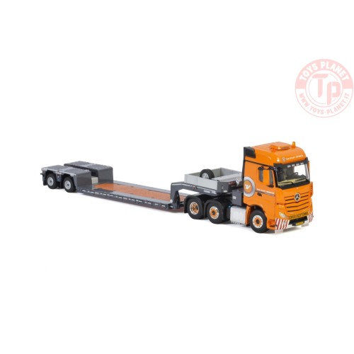 MERCEDES-BENZ ACTROS MP4 BIG SPACE 6X2 TWINSTEER LOW LOADER | EURO - 2 AXLE - V.d. Vlist Twente WSI 01-3291 WSI MODELS