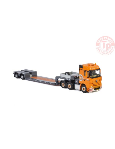 MERCEDES-BENZ ACTROS MP4 BIG SPACE 6X2 TWINSTEER LOW LOADER | EURO - 2 AXLE - V.d. Vlist Twente WSI 01-3291 WSI MODELS