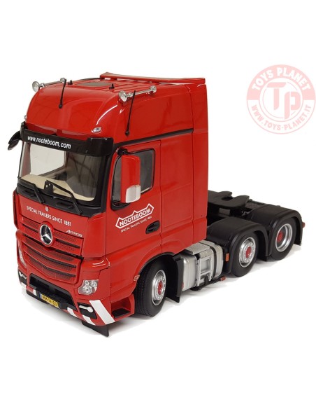 Mercedes-Benz Actros Gigaspace 6x2 red Nooteboom edition MARGE MODELS 1912-04-01 MARGE MODELS