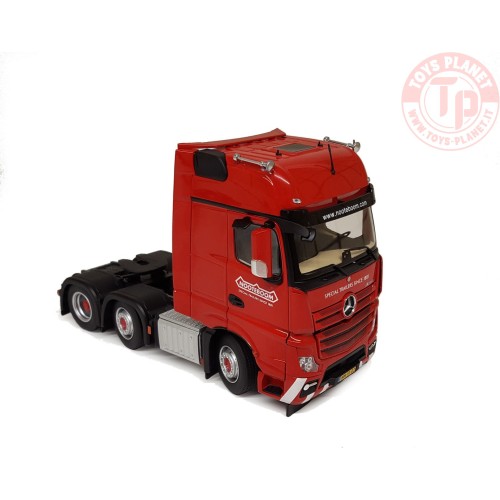Mercedes-Benz Actros Gigaspace 6x2 red Nooteboom edition MARGE MODELS 1912-04-01 MARGE MODELS