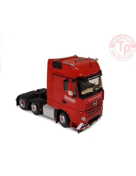 Mercedes-Benz Actros Gigaspace 6x2 red Nooteboom edition MARGE MODELS 1912-04-01 MARGE MODELS
