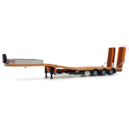 Nooteboom semi lowloader yellow, wooden panels MARGE MODELS 1812-05 MARGE MODELS