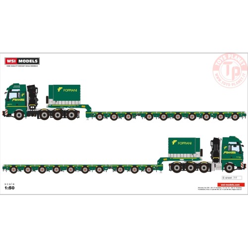 MAN TGX XXL Euro 6 - Fratelli Foppiani Trasporti Srl WSI 02-2529 WSI MODELS