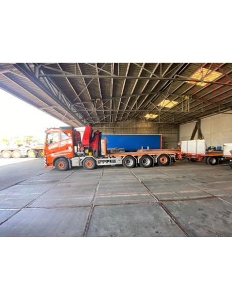 Volvo FH4 autotreno con gru retrocabina Senn AG TEKNO 82183 TEKNO Volvo FH4 autotreno con gru retrocabina Senn AG TEKNO 82183 TEKNO
