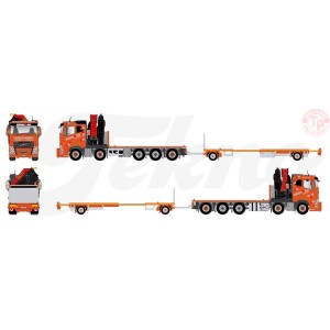 Volvo FH4 autotreno con gru retrocabina Senn AG TEKNO 82183 TEKNO
