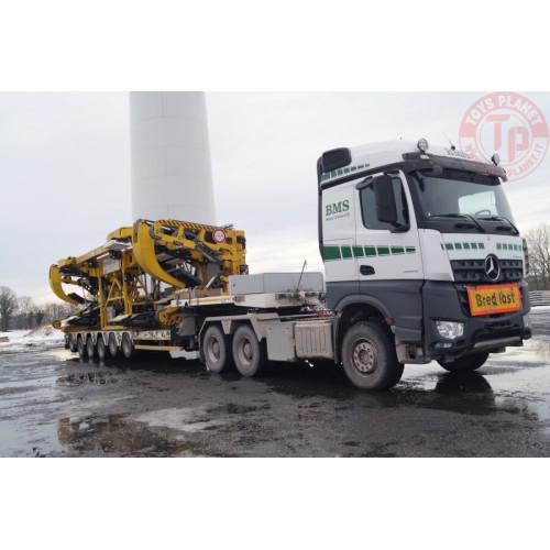 MERCEDES BENZ AROCS MP4 STREAMSPACE 6X4 NOOTEBOOM MCO PX - 6 AXLE - BMS HEAVY CRANES WSI 01-3618 WSI MODELS