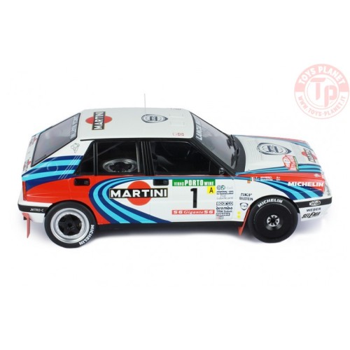LANCIA DELTA HF INTEGRALE MARTINI 16V N1 M.BIASION-T.SIVIERO WINNER RALLY OF PORTUGAL 1990 - 1:18 IXO MODELS 18RMC064A.20 IXO...