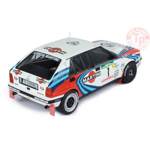 LANCIA DELTA HF INTEGRALE MARTINI 16V N1 M.BIASION-T.SIVIERO WINNER RALLY OF PORTUGAL 1990 - 1:18 IXO MODELS 18RMC064A.20 IXO...