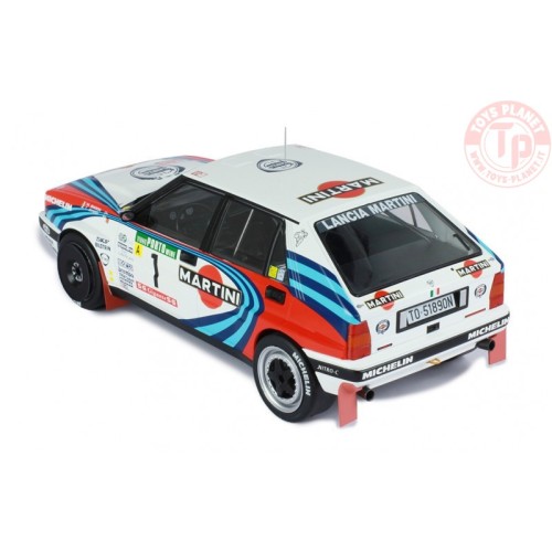 LANCIA DELTA HF INTEGRALE MARTINI 16V N1 M.BIASION-T.SIVIERO WINNER RALLY OF PORTUGAL 1990 - 1:18 IXO MODELS 18RMC064A.20 IXO...