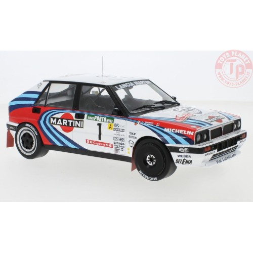 LANCIA DELTA HF INTEGRALE MARTINI 16V N1 M.BIASION-T.SIVIERO WINNER RALLY OF PORTUGAL 1990 - 1:18 IXO MODELS 18RMC064A.20 IXO...