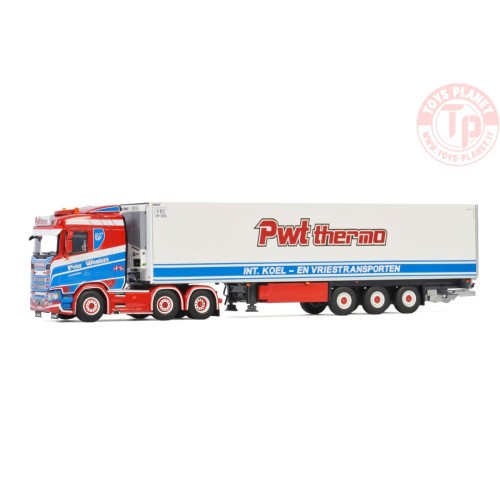 SCANIA S NORMAL | CS20N 6X2 TWINSTEER REEFER TRAILER - 3 AXLE - PWT Thermo WSI 01-3383 WSI MODELS