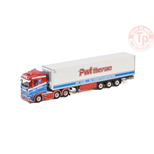 SCANIA S NORMAL | CS20N 6X2 TWINSTEER REEFER TRAILER - 3 AXLE - PWT Thermo WSI 01-3383 WSI MODELS