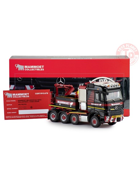 MERCEDES-BENZ AROCS 8X4 WITH BALLAST BOX AND FASSI CRANE MAMMOET IMC MODELS 410277 MAMMOET
