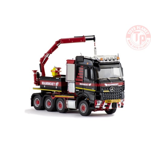 MERCEDES-BENZ AROCS 8X4 WITH BALLAST BOX AND FASSI CRANE MAMMOET IMC MODELS 410277 MAMMOET