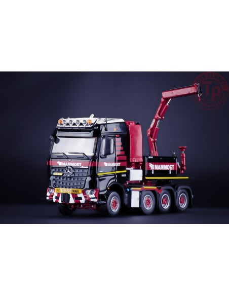 MERCEDES-BENZ AROCS 8X4 WITH BALLAST BOX AND FASSI CRANE MAMMOET IMC MODELS 410277 MAMMOET