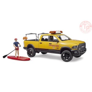 DODGE RAM 2500 con canoa e personaggio BRUDER 02506 BRUDER