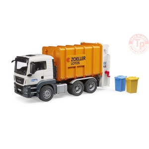 Camion della nettezza urbana MAN TGS con caricator BRUDER 03762 BRUDER