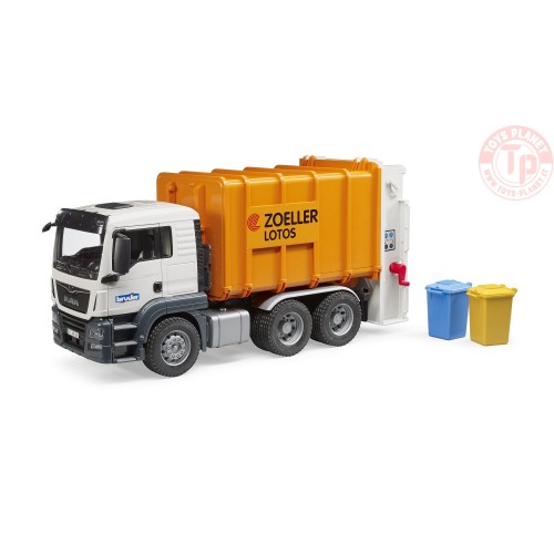 Camion della nettezza urbana MAN TGS con caricator BRUDER 03762 BRUDER