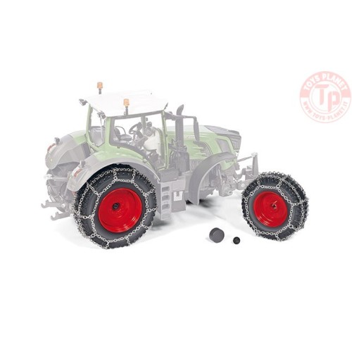 RUOTE STRADALI CON CATENE FENDT 828 WIKING 1711 WIKING