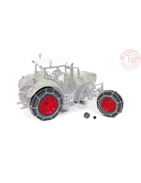 RUOTE STRADALI CON CATENE FENDT 828 WIKING 1711 WIKING