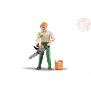 Boscaiolo con motosega BRUDER 60030 BRUDER