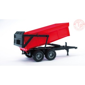 Rimorchio Rosso Ribaltabile BRUDER 02211 BRUDER