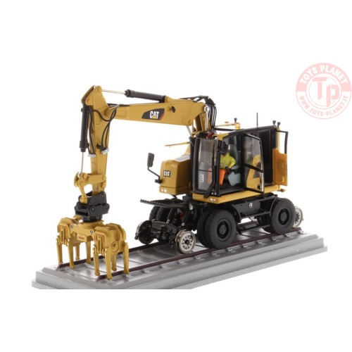 Caterpillar M323F escavatore gommato ferroviario DIECAST MASTERS 85662 DIECAST MASTERS