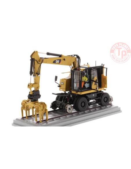 Caterpillar M323F escavatore gommato ferroviario DIECAST MASTERS 85662 DIECAST MASTERS
