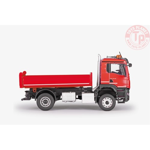 MAN TGS NN due assi con cassone ribaltabile - rosso CONRAD 81165/0 CONRAD