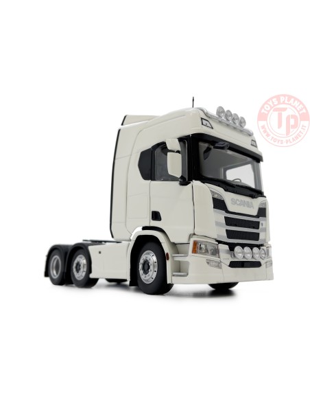 Scania R500 6x2 white MARGE MODELS 2015-01 MARGE MODELS